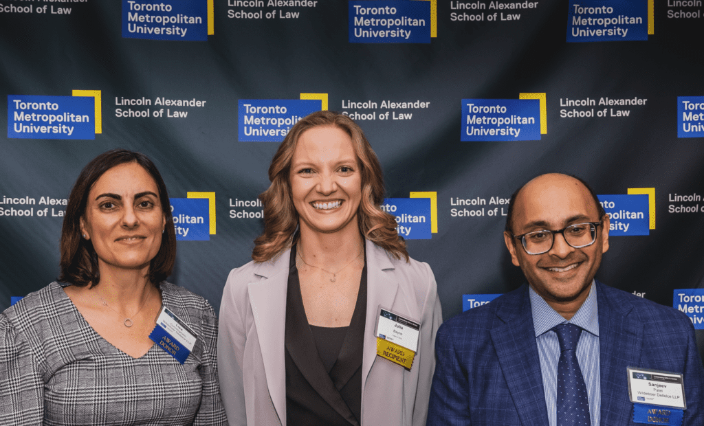 Lincoln Alexander School of Law Student Receives The Wildeboer Dellelce LABLS Business Law and Practice Prize